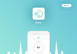 iCare Free Mobile App [PSD]