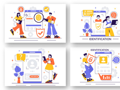 12 Identity Document Illustration