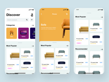 E commerce App Design preview picture