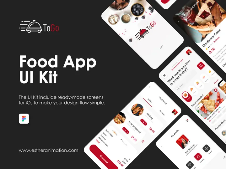 Food App (UI Kit) - ToGo preview picture