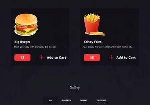 FoodeX - Figma Web Template for Restaurants