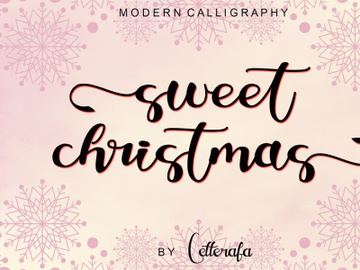 Sweet Christmas - Modern Calligraphy preview picture