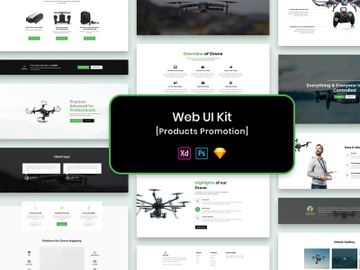 Web UI Kit Product Promotion preview picture