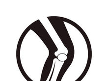 Joint bones vector logo design for orthopedic clinics and diagnostic centers