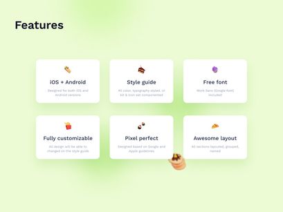 Robin Food - Food Delivery Mobile UI Kits