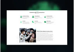 Coronavirus - Medical Landing Page Template