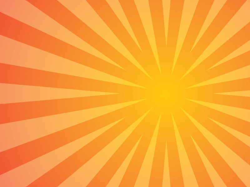 abstract orange light background vector