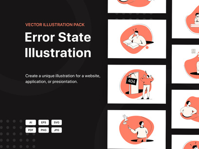 Error State Illustrations Pack