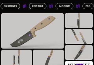 Knife Mockup
