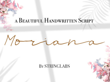 Moriana - Handwritten Script Font preview picture