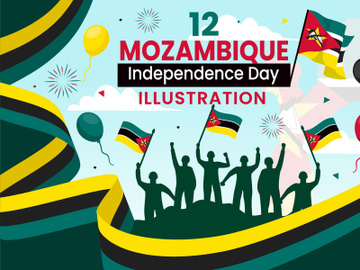 12 Mozambique Independence Day Illustration preview picture