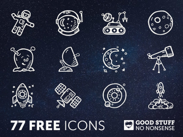 Space Icons - Hand Drawn preview picture