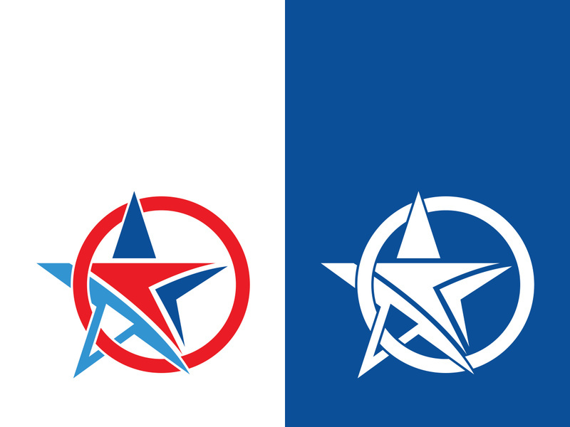 Star icon template vector illustration design