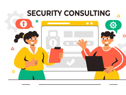 11 Security Consulting Illustration