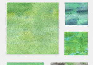 Watercolor Seamless Textures - Green Pack