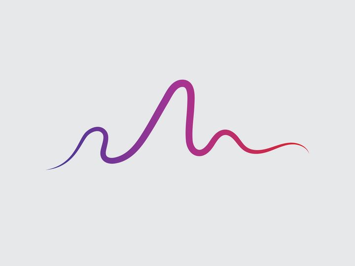 SOund wave line logo