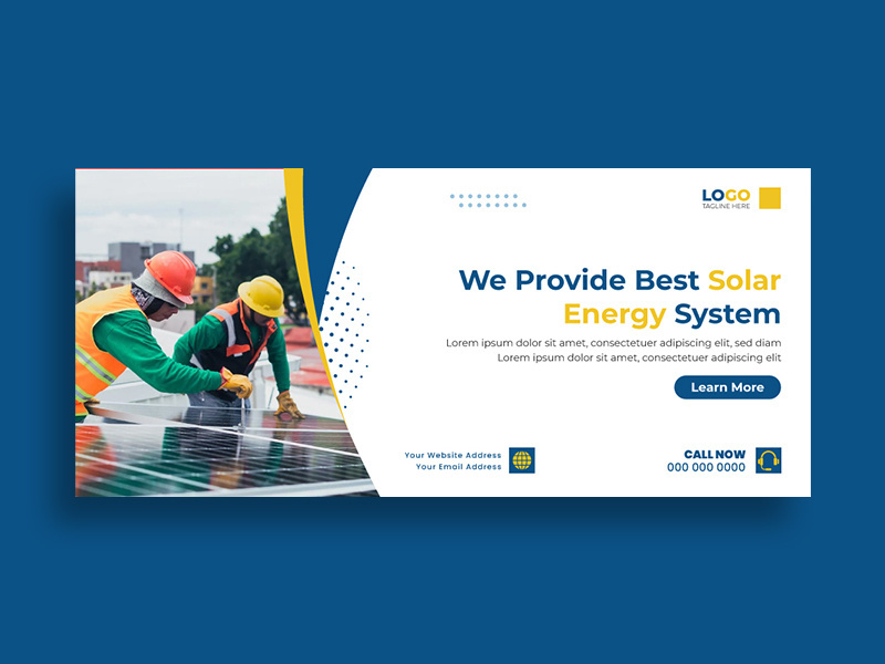 Solar Energy Facebook Cover Banner Ver-1