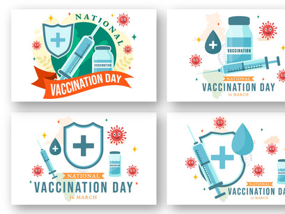 13 National Vaccination Day Illustration