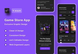 Game Store App UI Kits