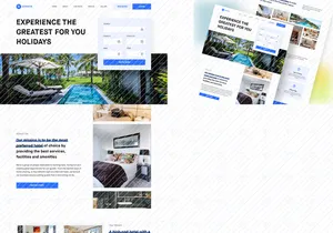Dormir - Luxury Hotel Booking Landing Page
