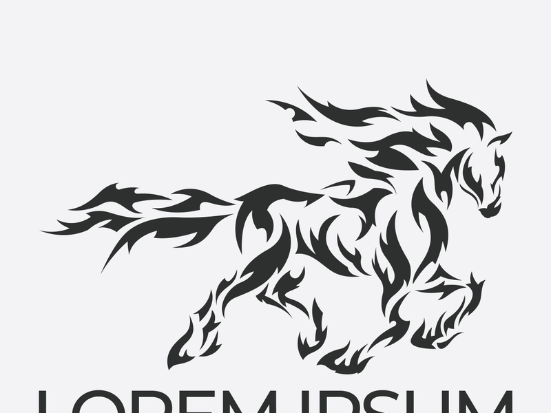 Vintage Horse Logo