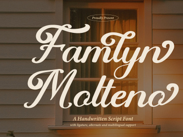 Famlyn Molteno | Handwritten Script Font preview picture