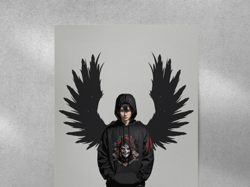 A boy with Wings Illustration preview picture