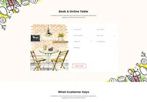 Restaurant PSD Template