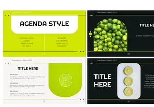 Lime Presentation Template