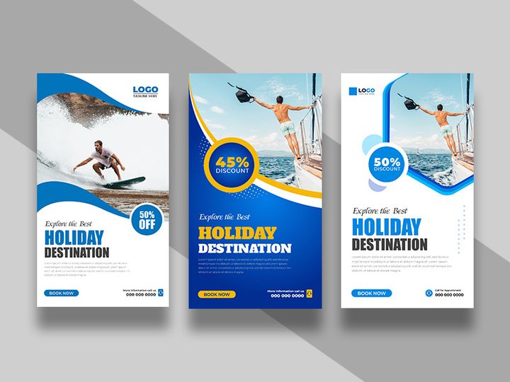 Travel Agency Instagram Story Template Ver-3