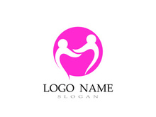 Adoption children community and family care logo