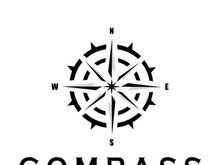 compass icon isolated on background.modern flat compass pictogram,business,marketing,internet concept.trendy simple vector symbol for websitedesign or button to mobile app.logo illustration.