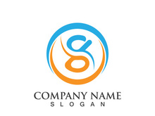 Business corporate S letter logo design vector