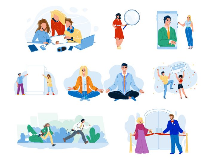 Business characters