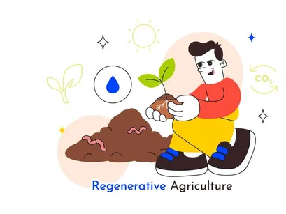 10 Regenerative Agriculture Illustration
