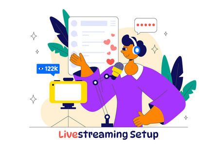 10 Live Streaming Setup Illustration