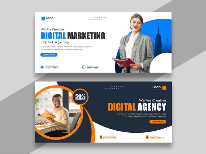 Digital Marketing Facebook Cover Banner Ver-5