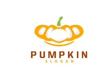 Pumpkin Logo, Pumpkin Vector, Healthy Vegetable Fruit preview picture