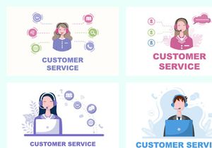 16 Contact Us Customer Service Illustration