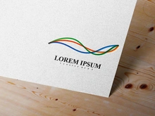 Pulse line Sound wave logo vector