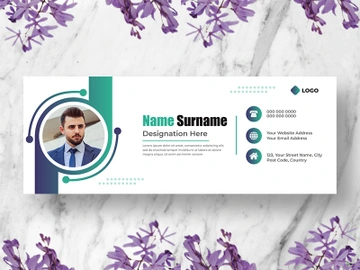 Corporate Email Signature Template Ver-6 preview picture