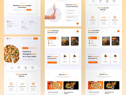 Fudiess - Food Delivery Landing Page