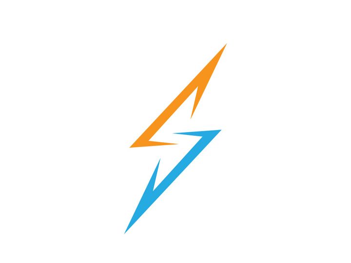 Lightning , Flash logo Template vector icon