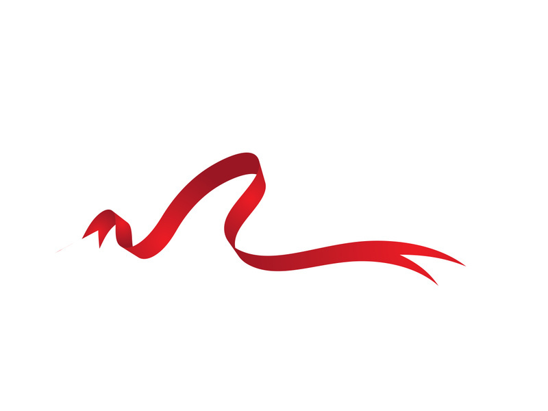 Ribbon illustration design