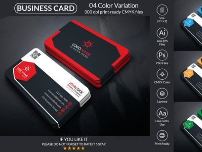 Professional Business Card Design Template