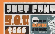 Destone Display Font Demo
