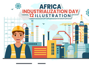 12 Africa Industrialization Day Illustration preview picture