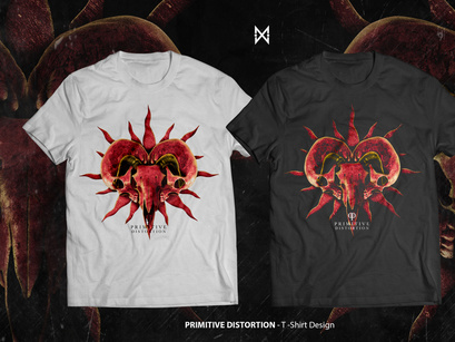 Primitive Distortion - Graphic T-Shirt Design