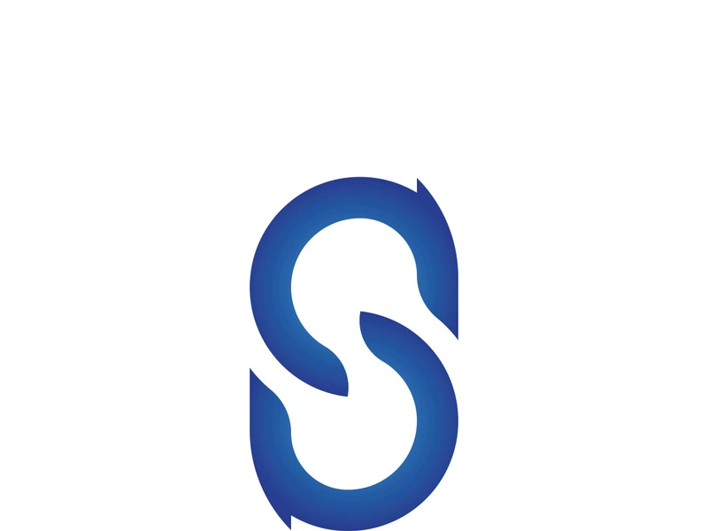 Business corporate S letter logo design vector