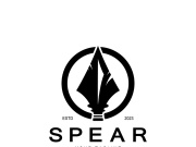 Spear logo icon vector illustration design.Head spear logo vintage illustration design vector